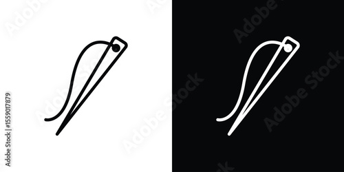 Needle icon vector, Symbol, logo illustrations
