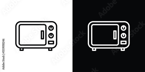 Microwave icon vector, Symbol, logo illustrations
