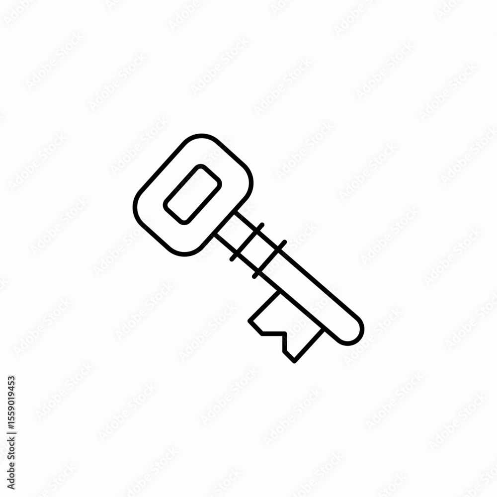 house key metal icon sign vector house key metal icon sign vector