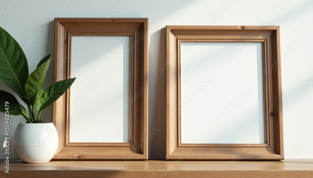 Matching wooden photo frames, weathered patina, country, wood, background Matching wooden photo frames, weathered patina, country, wood, background