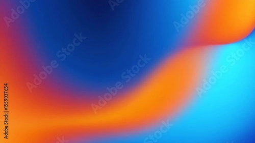 Abstract background with smooth gradients of blue and orange. The texture is soft and fluid, ideal for mockups and text space.