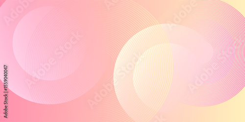 abstract background.modern.minimalist.pink and yellow gradations.circle effect.memphis.trendy .eps 10