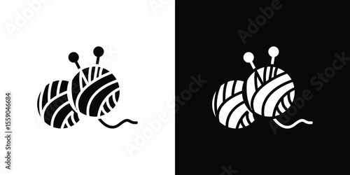 Wool ball icon vector design element vector eps 10