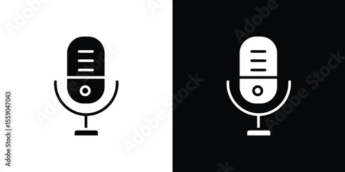 Voice recording icon vector design element vector eps 10
