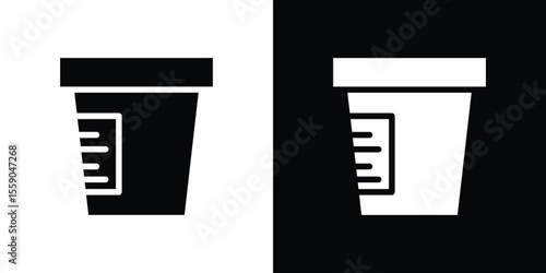 Urine test icon vector design element vector eps 10