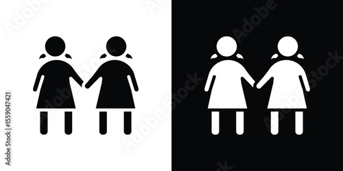 Twin icon vector design element vector eps 10