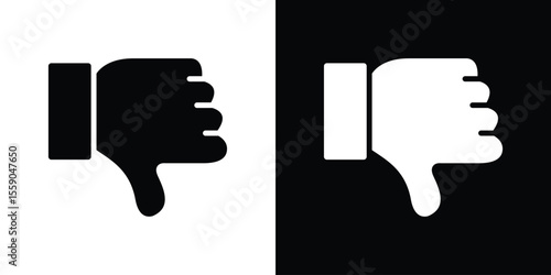 Thumb down icon vector design element vector eps 10