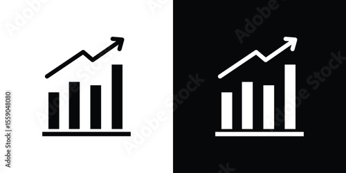 Stagflation icon vector design element vector eps 10