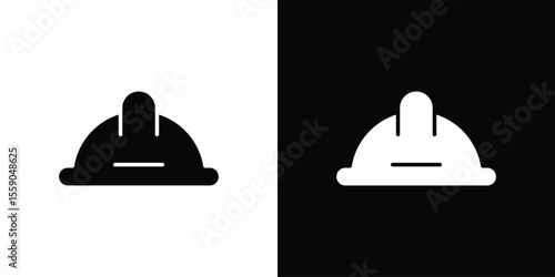 Safety helmet icon vector design element vector eps 10