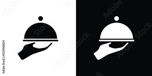 Restaurant Tray icon vector design element vector eps 10