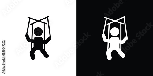 Puppet icon vector design element vector eps 10