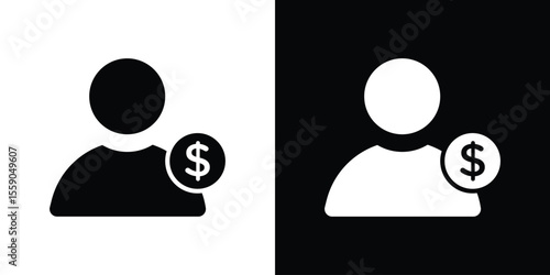 Personal loan icon vector design element vector eps 10