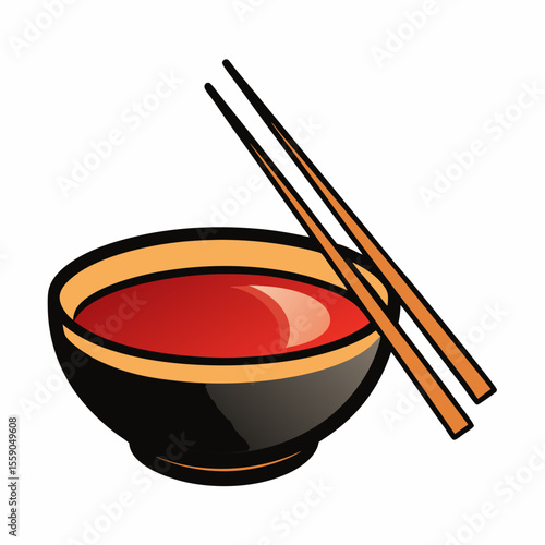 chopsticks and bowl