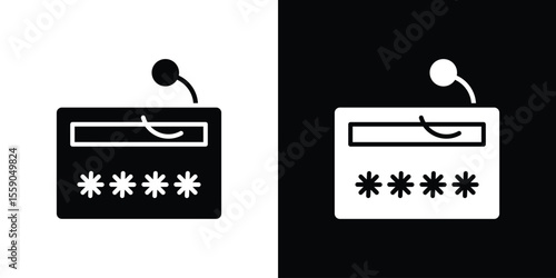 Password phishing icon vector design element vector eps 10