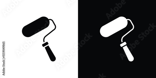Paint roller icon vector, Symbol, logo illustrations
