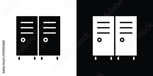 Locker icon vector design element vector eps 10