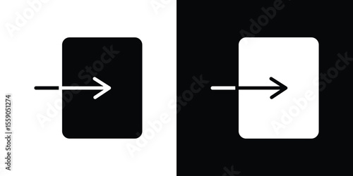 Inside icon vector design element vector eps 10