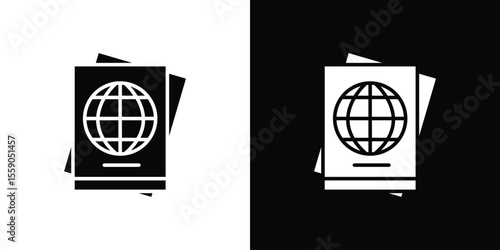 Immigration icon vector design element vector eps 10