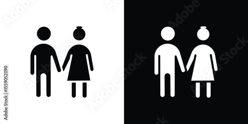 Girlfriend icon vector design element vector eps 10
