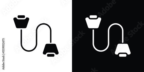 Exercise bands icon vector design element vector eps 10