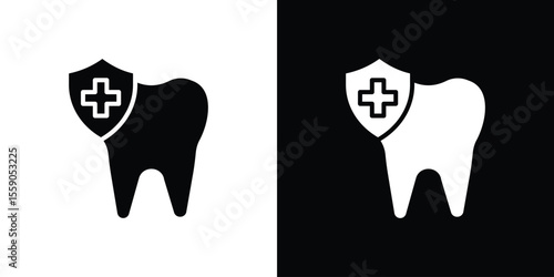 Dental insurance icon vector design element vector eps 10