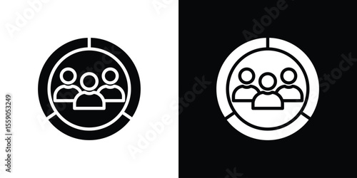 Demographics icon vector design element vector eps 10