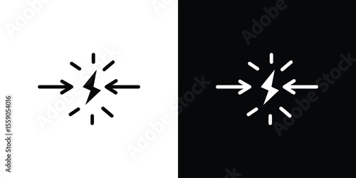 Conflict icon vector design element vector eps 10