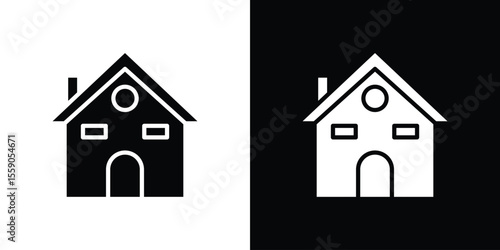 Chalet icon vector design element vector eps 10