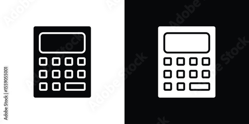 Calculator icon vector, Symbol, logo illustrations