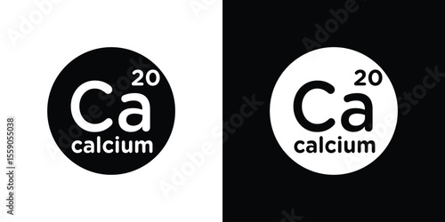 Calcium icon vector design element vector eps 10