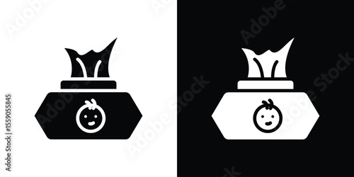 baby wipe icon vector design element vector eps 10