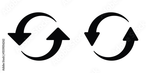 Circle arrow icon vector illustration