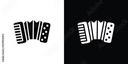 Accordion icon vector design element vector eps 10