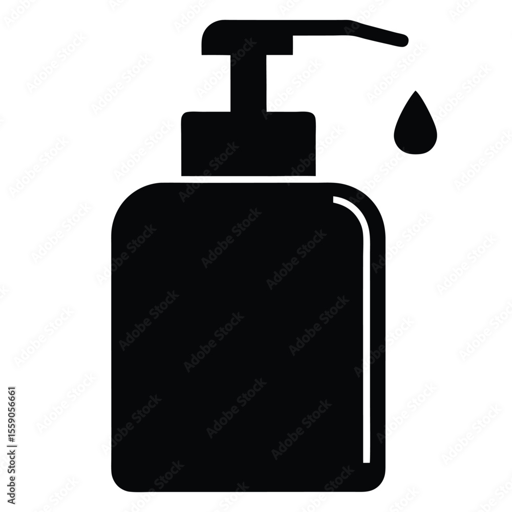 Soap Dispenser Icon Cleanliness, Hygiene, and Handwashing Symbol Soap Dispenser Icon Cleanliness, Hygiene, and Handwashing Symbol