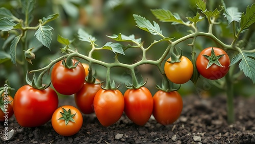 Time-lapse of tomato plants reverting through evolutionary stages, becoming wilder and more primitive.