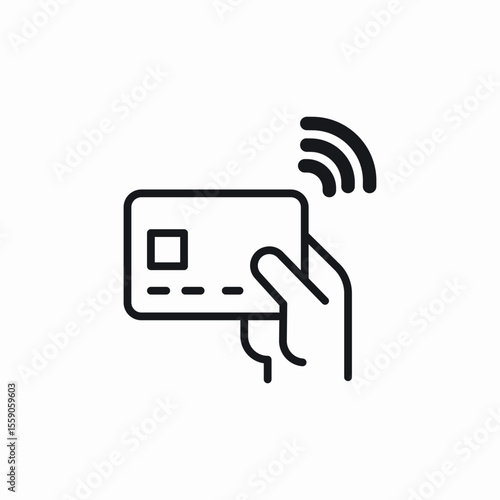 card bank signal icon sign vector