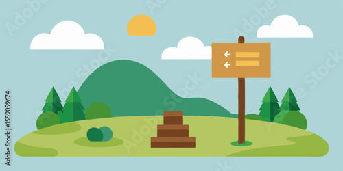 Scenic Hiking Trail Nature's Peaceful Retreat