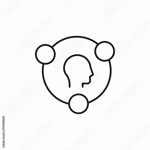 personal network icon sign vector