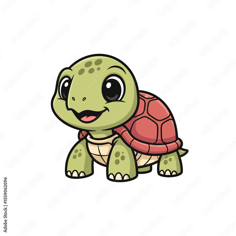 Fototapeta premium Cute sea creature icons very cool design