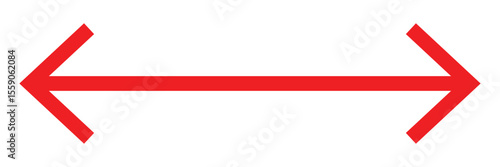 Dual sided arrow vector icon. Double ended arrow vector design for website, app and logo design. Vector illustration of duel side arrow. Transfer arrow icon vector. EPS 10