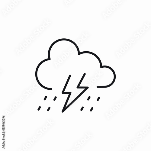 weather storm icon sign vector