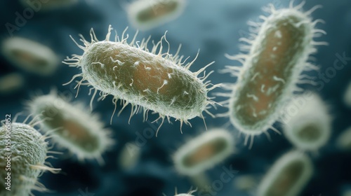 Microscopic bacteria
