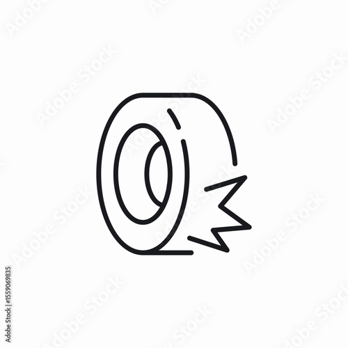 car tires force icon sign vector