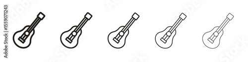 Ukulele icon vector design element vector eps 10