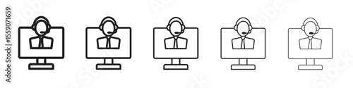 Tech support icon vector design element vector eps 10