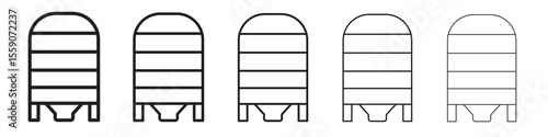 Silo icon vector design element vector eps 10