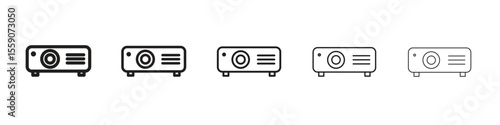 Projector icon vector design element vector eps 10