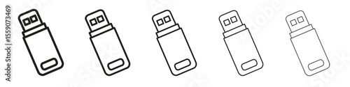 Pendrive icon vector design element vector eps 10