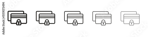 Payment security icon vector design element vector eps 10