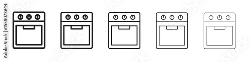 Oven icon vector, Symbol, logo illustrations